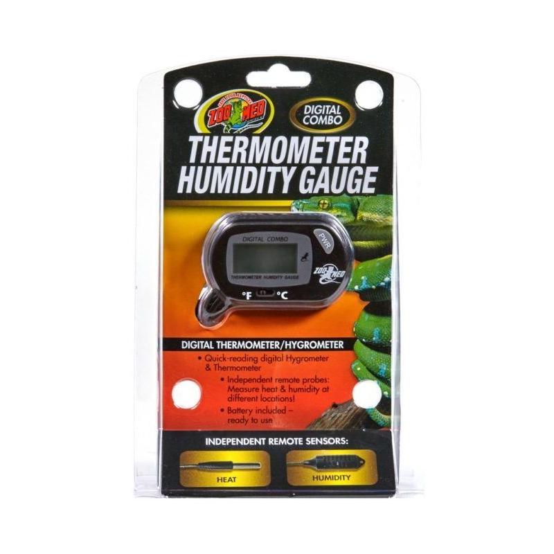 Thermomètre hygromètre Digital combo gauge Zoomed - REPTILIS